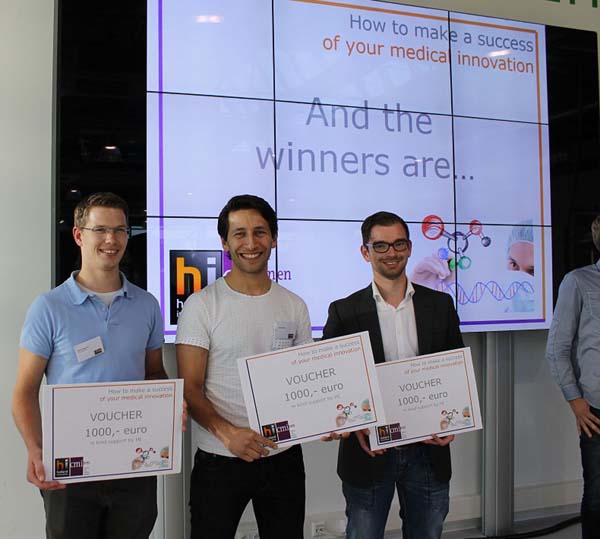 Jasper van Weerd (LipoCoat) winner of best pitch Holland-innovative health event 2015